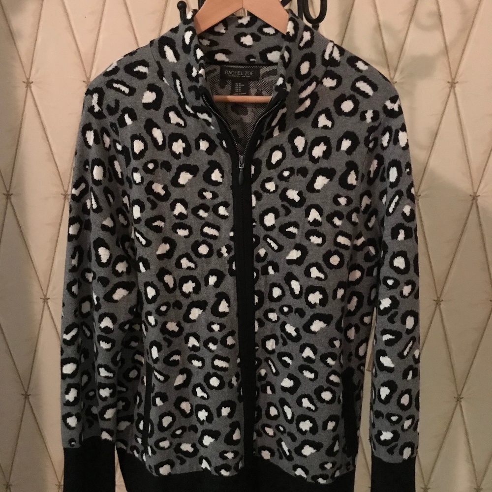 Rachel Zoe Leopard Sweater